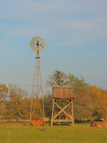 sunset usa windmill rural spring texas pasture watertank barbedwirefence goldenhour hww wallercounty texasscenes texasbackroad