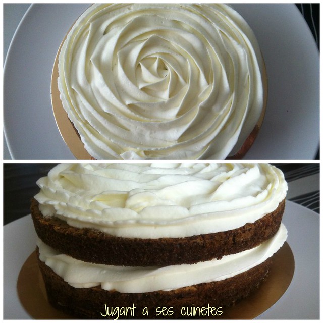 Carrot Cake Frosting Collage
