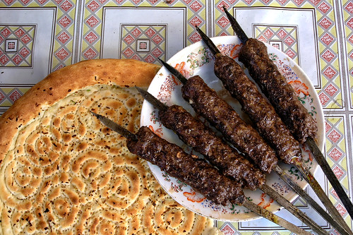 china kashgar asienmanphotography restaurant bread shashlik silkroad oasiscity