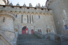 Jim at the Chateau in Combourg