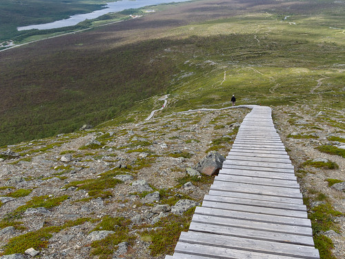 nature stairs finland landscape scenery view lapland fell maisema luonto saana tunturi kilpisjärvi portaat arctichill enontekiö