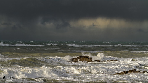 sea mer seascape storm france landscape paysage tempête iledyeu