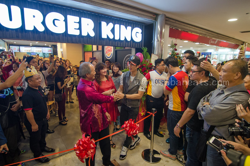 吳尊 Wu Chun Centrepoint Burgerking KK Opening