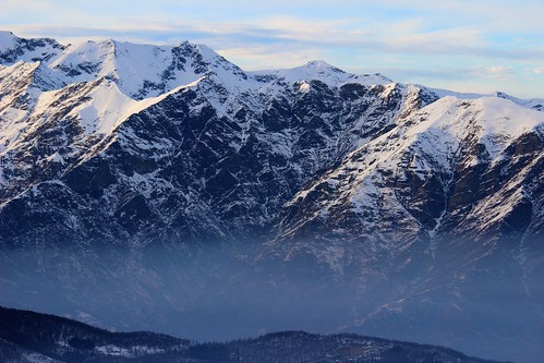 snow italia tramonto nuvole day piemonte neve nebbia inverno alpi montagna sera parzialmentenuvoloso rucasdibagnolo