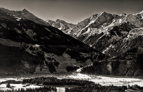 schnee winter bw salzburg monochrome landscape austria österreich paisaje sw landschaft aut hollersbach pinzgau jochberg