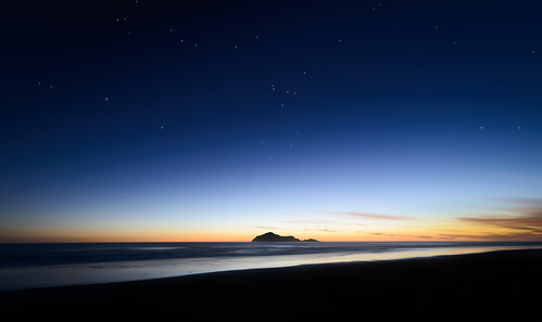 light newzealand sky beach water night clouds sunrise stars dawn sand tide hawkesbay bareisland waimarama