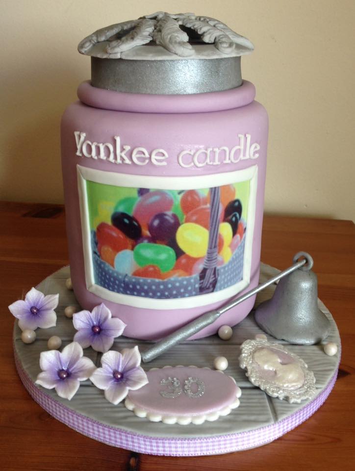 Yankee Candle with Snuffer by Rebecca Bekz Edwards