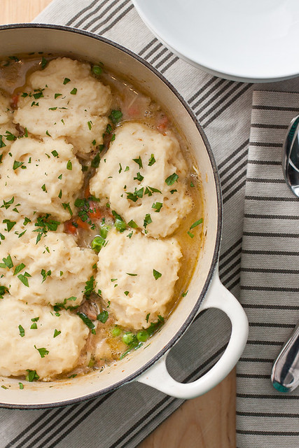 One Pot Classic Chicken and Dumplings