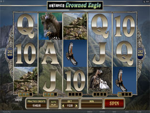 Untamed Crowned Eagle Slot Machine