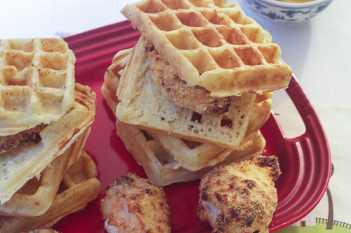Chicken and Waffle Sandwiches