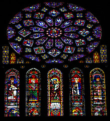 Name: Chartres Cathedral
Date:1194 
Artist:
Patron:
Original Location:Chartres, France
Meaning:church
Function:church
Context:still being improved upon
Materials:stone
Period/Style:French Early Gothic
Technique:architecture
DT: jamb fig...