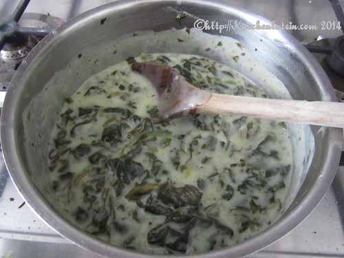 quick & easy spinach sauce