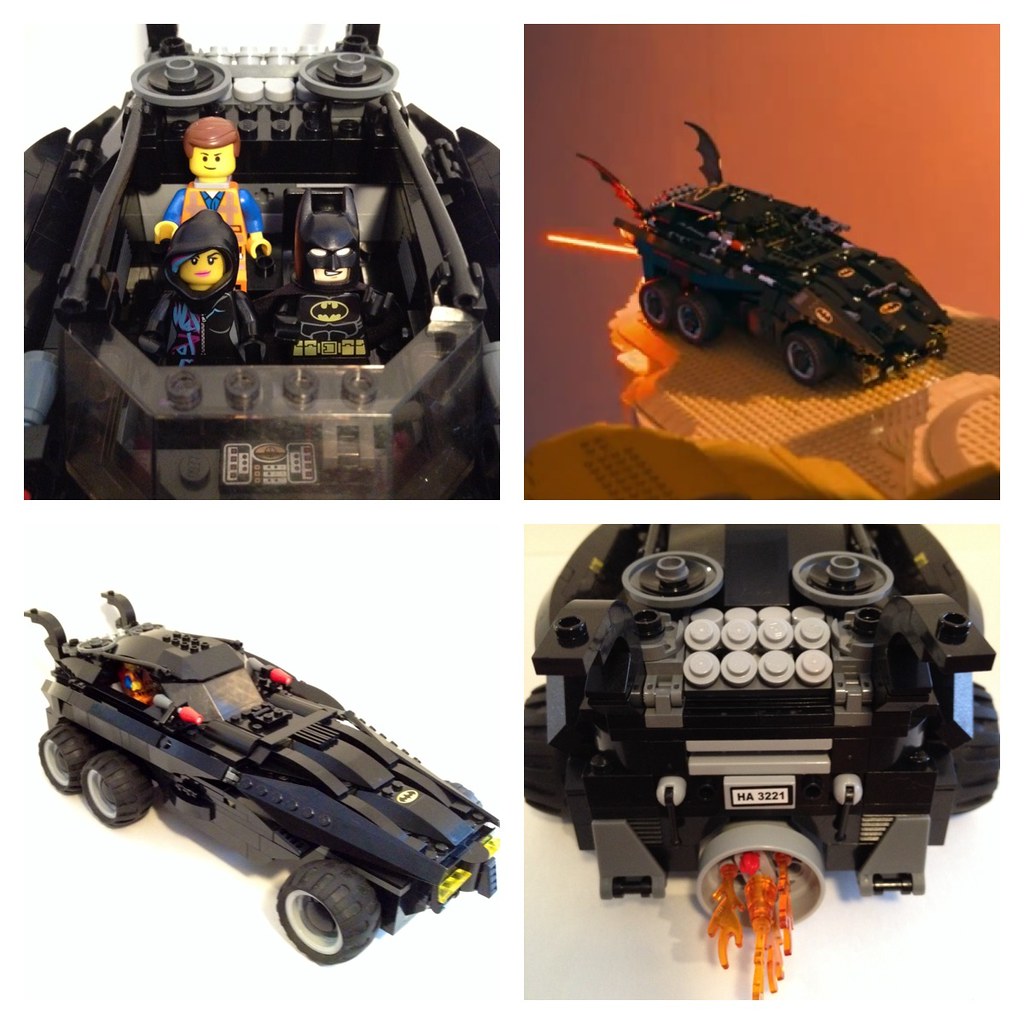 The Lego movie Batmobile