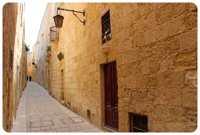 mdina limestone buildings malta