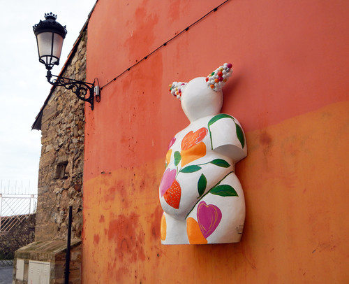 Unusual Mascot Sculpture in Aviles, Spain