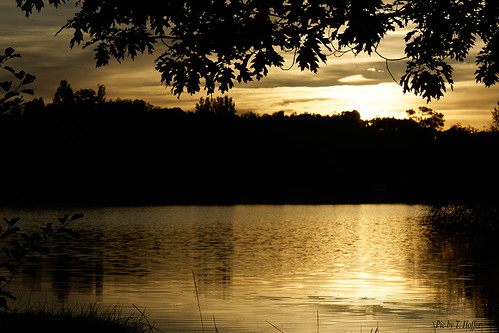 sunset lake france de soleil sony coucher lac a77 midipyrénées cazaubon