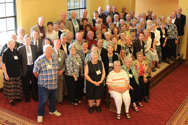 Click this photo to view the 1958 50-year reunion photo album