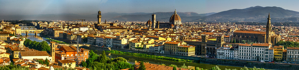 florence panorama, Wonderful Street Art Florence