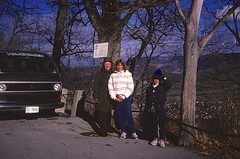 West Germany    -    Baden Württemberg    -   Burg Hohenzollern   -   Jessica, Jeb & my mother...Oma   -   November 1985