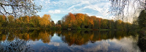 panorama fall germany landscape deutschland lakes parks ponds botanicalgardens dortmund