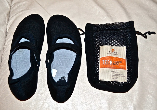 travel slippers - mary janes