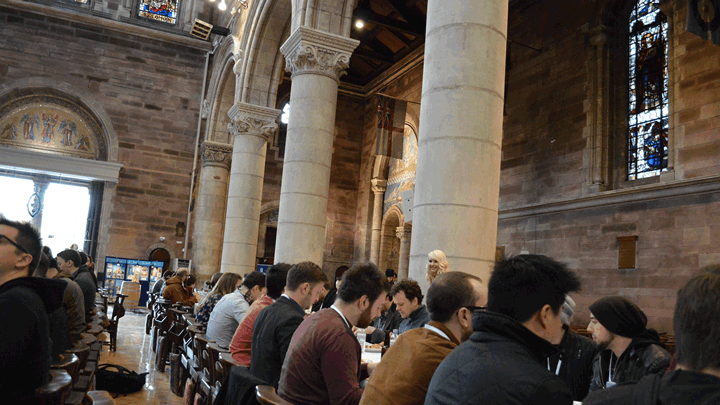 Lunch in a Cathedral at Build