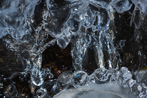 detail led czechrepublic cz makro zima voda rano potok jentak dopoledne abstrakce tvary