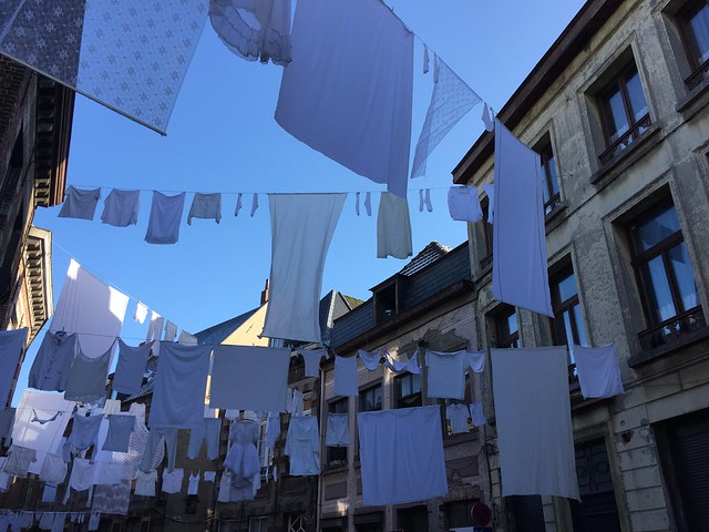 Calle de Mons durante una exhibición artística