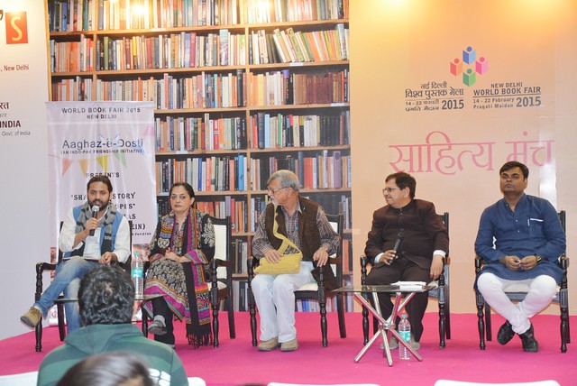 L-R: Ravi Nitesh, Sadia Dehlvi, Prof Chaman Lal, Ram Mohan Rai, Dr Dhananjay Tripathi