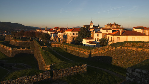 city sunset portugal atardecer nikon village pueblo ciudad fortaleza minho d300 valença valençadominho