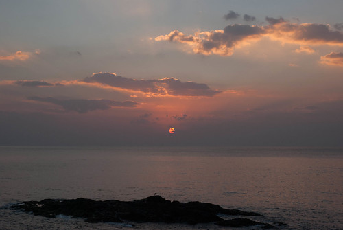 sea water sunrise newyear shore hyuuga