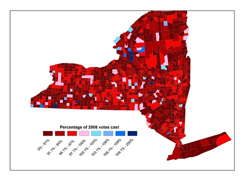 NY 2012 turnout change