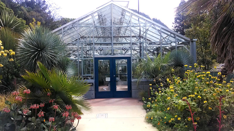 The UC Botanical Garden Arid House.