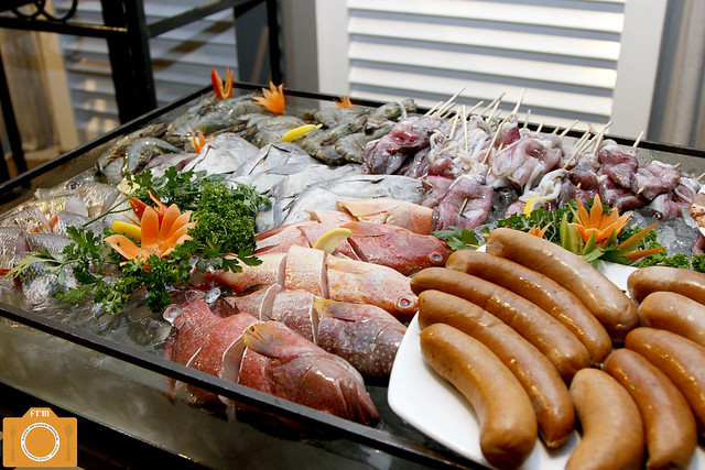 BBQ Buffet seafood and meat