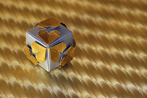 Origami Cube of hearts ( Francesco Mancini)