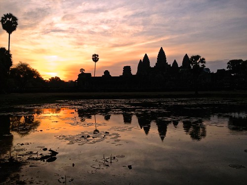 sunrise over Angkor Wat