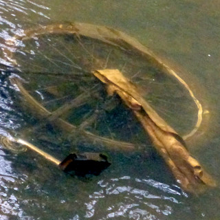 drowned bicycle