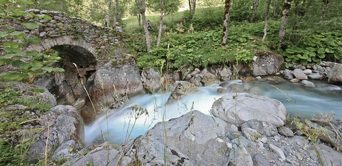 longexposure bridge nature water landscape waterfall stream torrent 500d ultrawideangle hautesalpes sigma816mmf4556