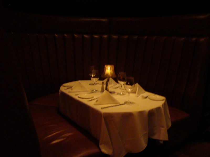 Hy's Steakhouse booth