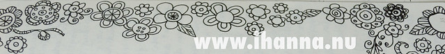 Flower doodle row