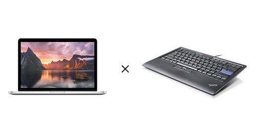Macbook Pro ThinkPad USB Keyboard