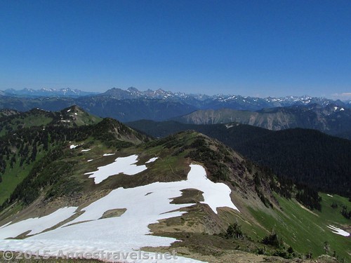 The Canadian Cascades from Mt. Baker's Skyline Divide in Washington