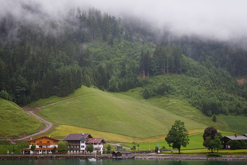 alps landscape austria tyrol pertisau lakeachen