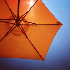 We got a new umbrella.