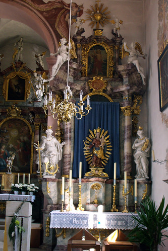 bayern kirche franken barock unterfranken seitenaltar grabfeld landkreisrhöngrabfeld