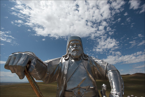 Giant statue of Genghis Khan