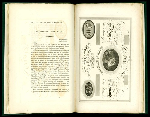 1819 Report on Preventing the Forgery of Bank Notes