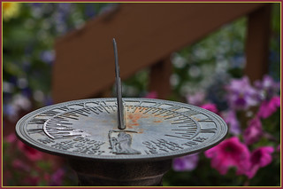 Sundial In The Garden