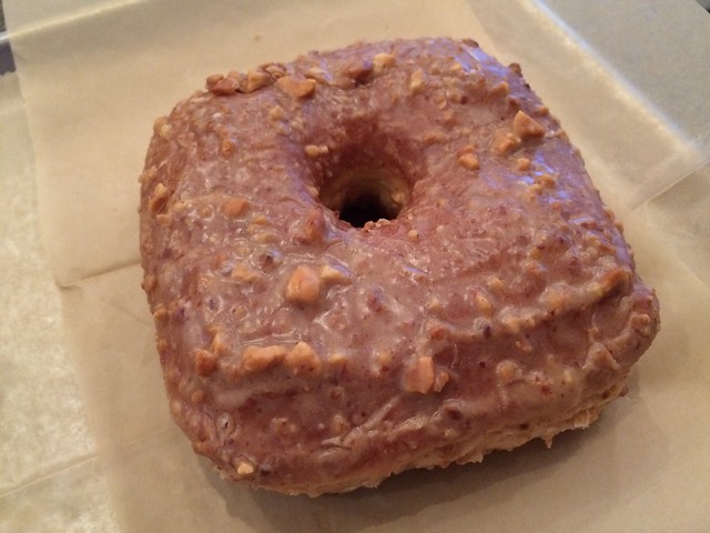 Peanut butter and blackberry jam doughnut - Doughnut Plant