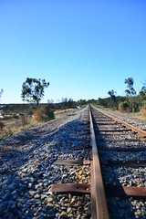 Railway in Gingin, Western Australia
